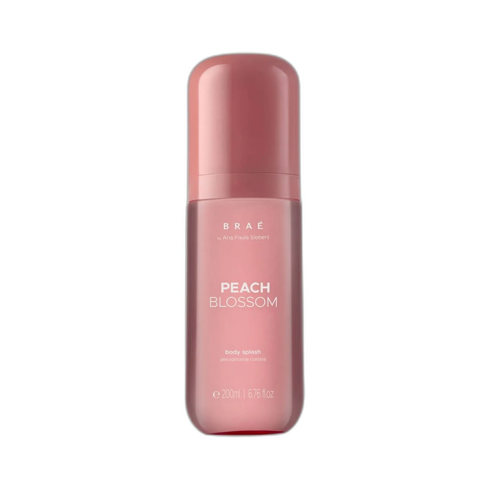Frasco de Body Splash Braé Peach Blossom 200ml